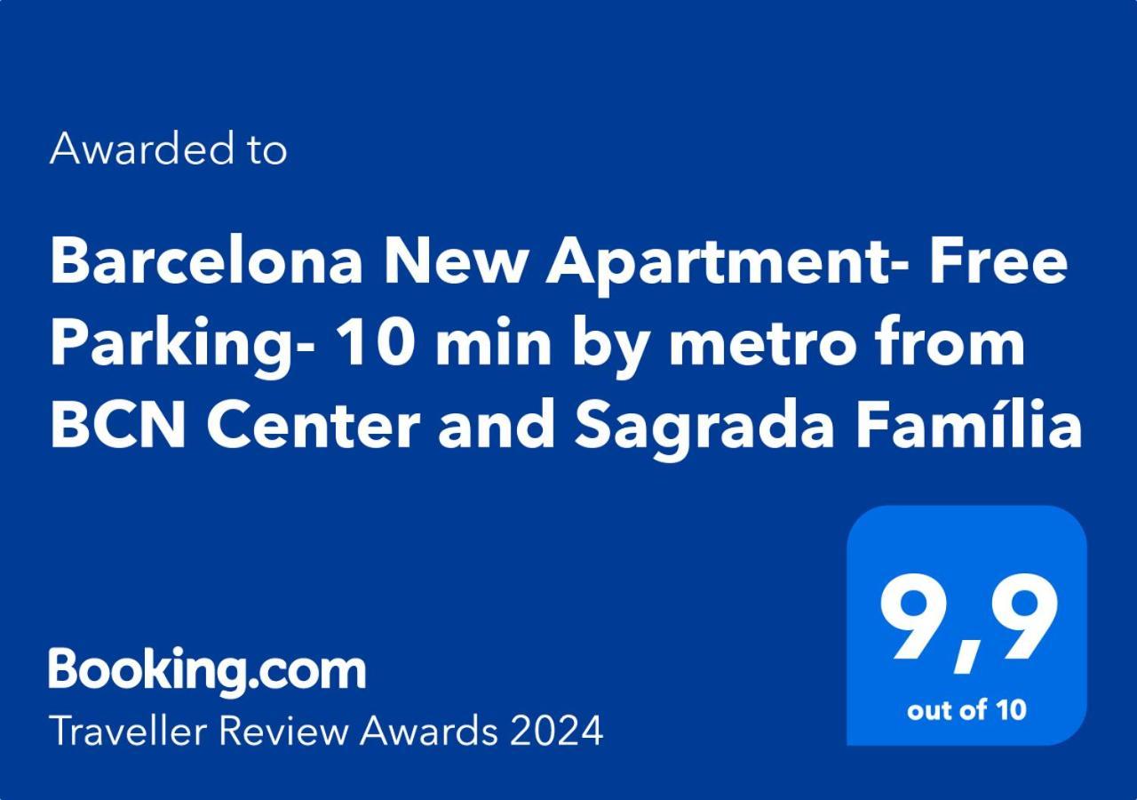 Barcelona Chic Apartments- Free Parking - 10 Min From Bcn City Centre By Metro Bagian luar foto